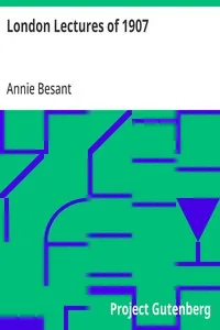 London Lectures of 1907 — Annie Besant cover