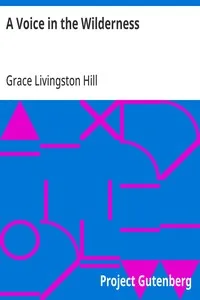 A Voice in the Wilderness — Grace Livingston Hill cover