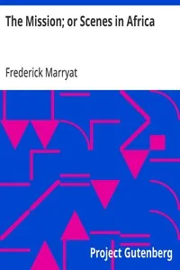 The Mission; or Scenes in Africa — Frederick Marryat cover