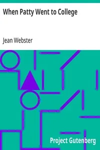 When Patty Went to College — Jean Webster cover