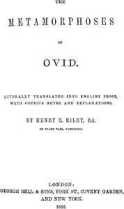 The Metamorphoses of Ovid, Books I-VII — Ovid cover