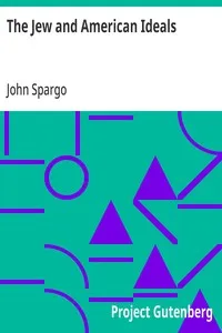 The Jew and American Ideals — John Spargo cover