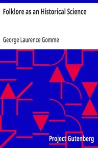 Folklore as an Historical Science cover