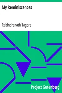 My Reminiscences — Rabindranath Tagore cover