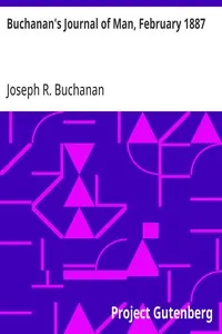 Buchanan's Journal of Man, February 1887: Volume 1, Number 1 cover