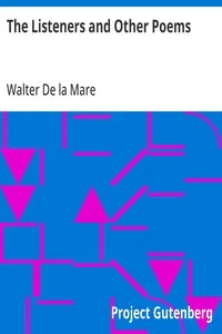 The Listeners and Other Poems — Walter De la Mare cover