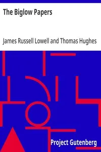 The Biglow Papers — James Russell Lowell cover