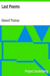 Last Poems — Edward Thomas cover
