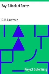 Bay: A Book of Poems — D. H. (David Herbert) Lawrence cover