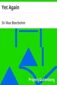 Yet Again — Max, Sir Beerbohm cover