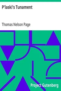 P'laski's Tunament: 1891 — Thomas Nelson Page cover