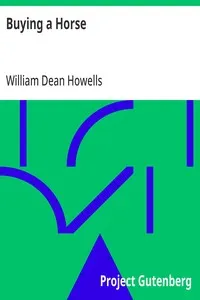 Buying a Horse — William Dean Howells cover