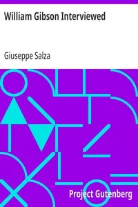 William Gibson Interviewed — Giuseppe Salza cover