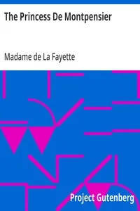 The Princess De Montpensier cover