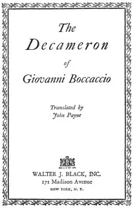 The Decameron of Giovanni Boccaccio — Giovanni Boccaccio cover