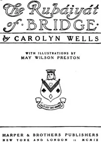 The Rubáiyát of Bridge — Carolyn Wells cover