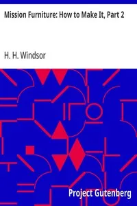 Mission Furniture: How to Make It, Part 2 cover