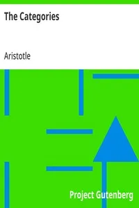 The Categories — Aristotle cover
