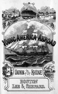 Down the Rhine; Or, Young America in Germany — Oliver Optic cover