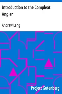 Introduction to the Compleat Angler — Andrew Lang cover