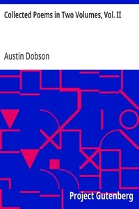 Collected Poems in Two Volumes, Vol. II cover