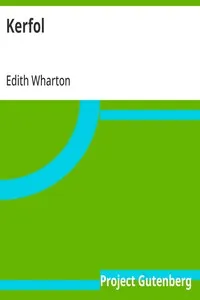 Kerfol: 1916 — Edith Wharton cover