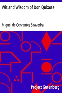 Wit and Wisdom of Don Quixote — Miguel de Cervantes Saavedra cover