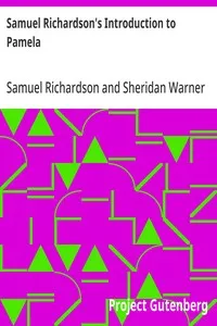 Samuel Richardson's Introduction to Pamela — Samuel Richardson cover