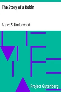 The Story of a Robin — Agnes S. Underwood cover