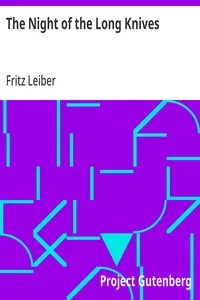 The Night of the Long Knives — Fritz Leiber cover