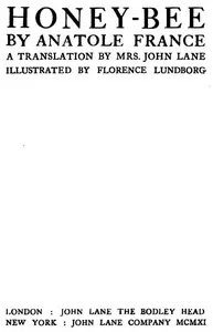 Honey-Bee: 1911 cover
