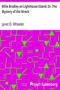 Billie Bradley on Lighthouse Island; Or, The Mystery of the Wreck — Janet D. Wheeler cover