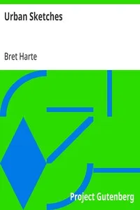 Urban Sketches — Bret Harte cover