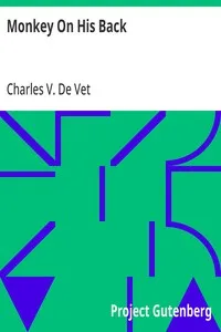 Monkey On His Back — Charles V. De Vet cover
