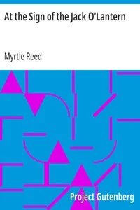 At the Sign of the Jack O'Lantern — Myrtle Reed cover