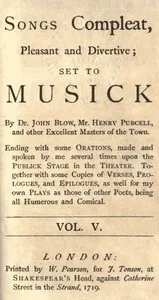 Wit and Mirth: or Pills to Purge Melancholy, Vol. 5 of 6 — Anonymous cover