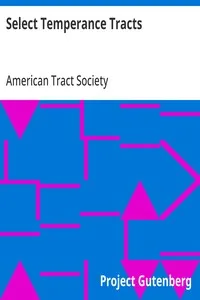 Select Temperance Tracts — American Tract Society cover