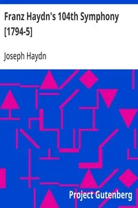 Franz Haydn's 104th Symphony [1794-5]: MIDI file cover