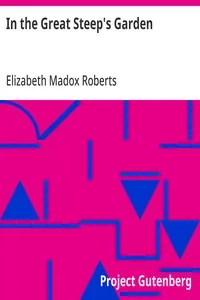 In the Great Steep's Garden — Elizabeth Madox Roberts cover