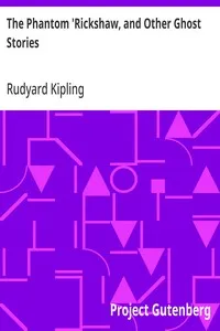 The Phantom 'Rickshaw, and Other Ghost Stories — Rudyard Kipling cover