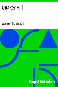 Quaker Hill: A Sociological Study cover