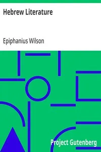 Hebrew Literature — Anonymous cover