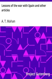 Lessons of the war with Spain and other articles cover