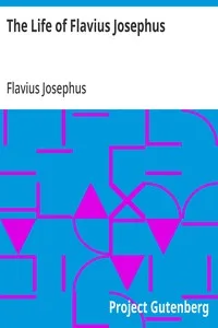 The Life of Flavius Josephus — Flavius Josephus cover