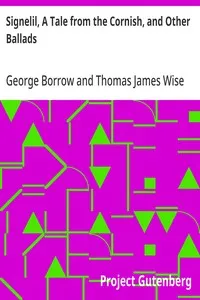 Signelil, A Tale from the Cornish, and Other Ballads — George Borrow cover