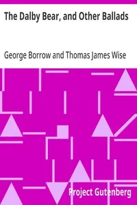 The Dalby Bear, and Other Ballads — George Borrow cover