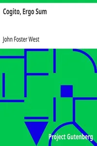 Cogito, Ergo Sum — John Foster West cover
