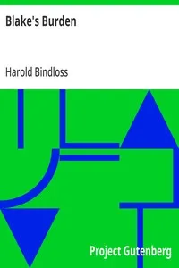 Blake's Burden — Harold Bindloss cover