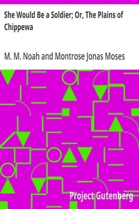 She Would Be a Soldier; Or, The Plains of Chippewa — M. M. (Mordecai Manuel) Noah cover