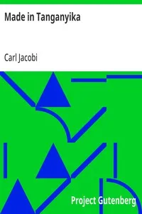 Made in Tanganyika — Carl Jacobi cover